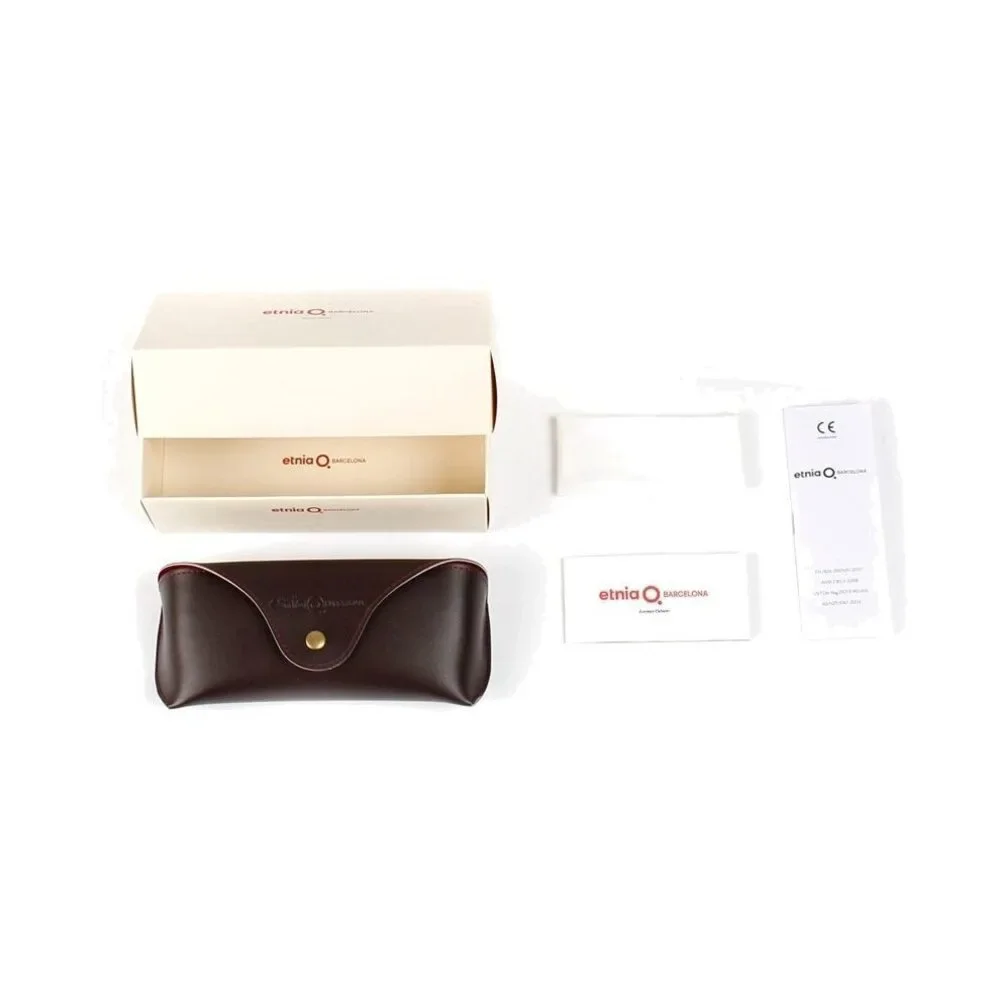 NWT Etnia Barcelona MINERVA Gold Round 54mm Eyeglasses